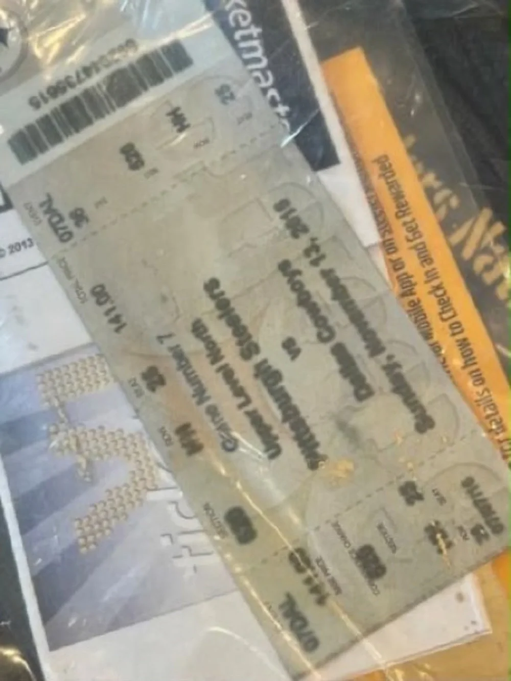 Pittsburgh Steelers Stadium Fan Pack Browns Game 2013 Ticket Lot #A115